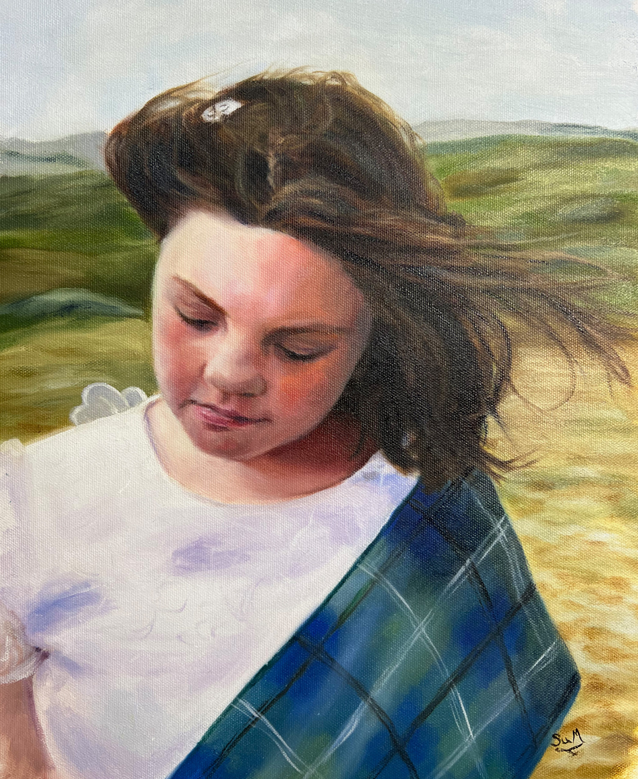 Portrait painting of Bethan