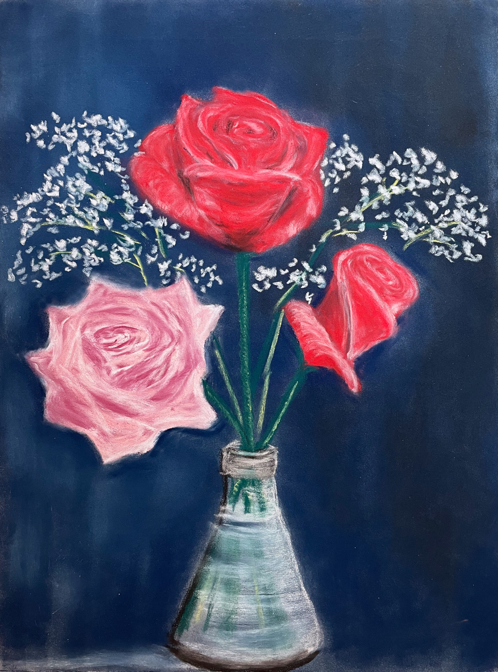 Roses Pastel Art Kit